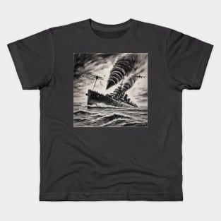 Dunkirk inspired art Kids T-Shirt